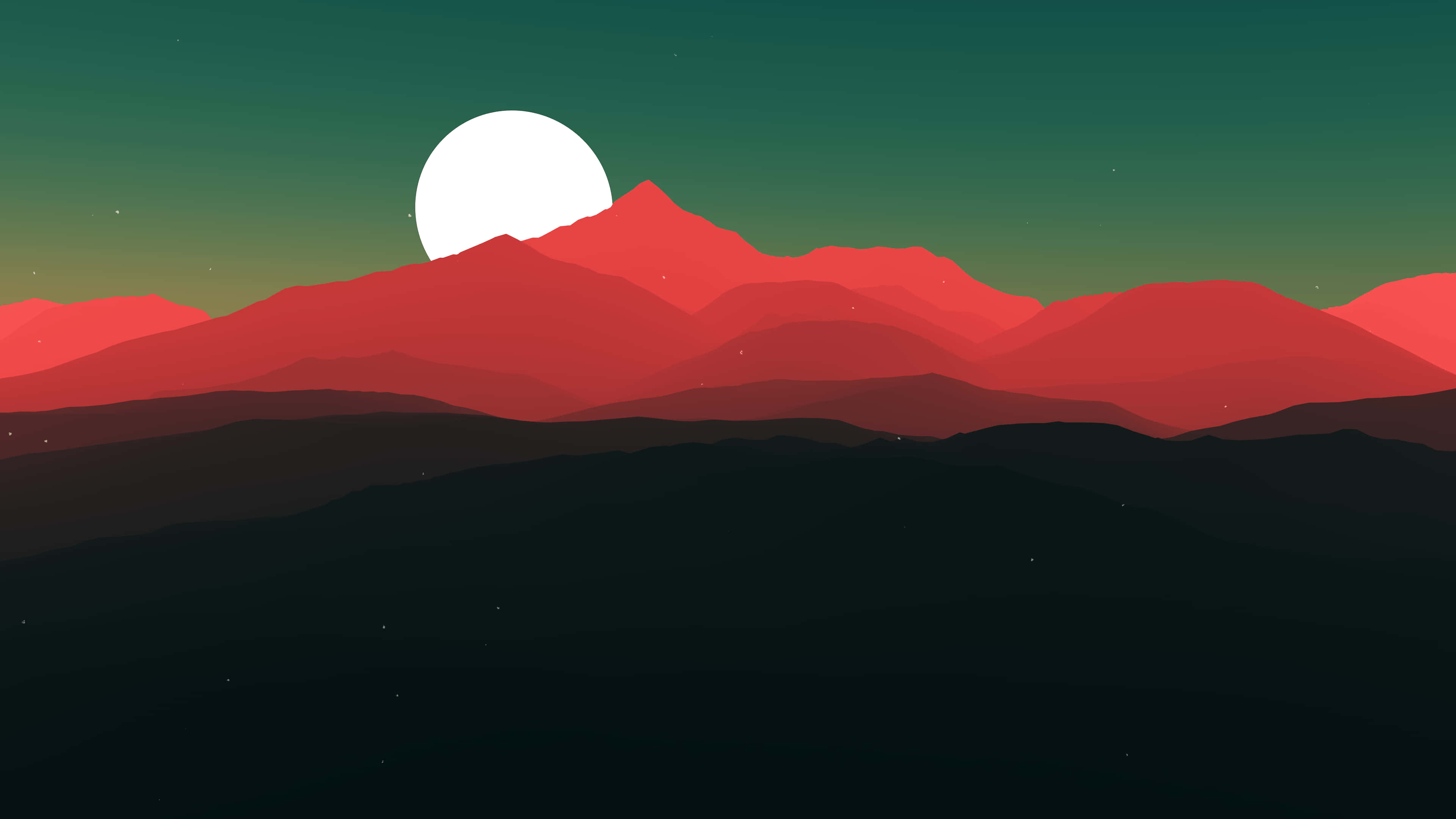 OLED monitor, red, green, 4K Desktop Wallpaper
