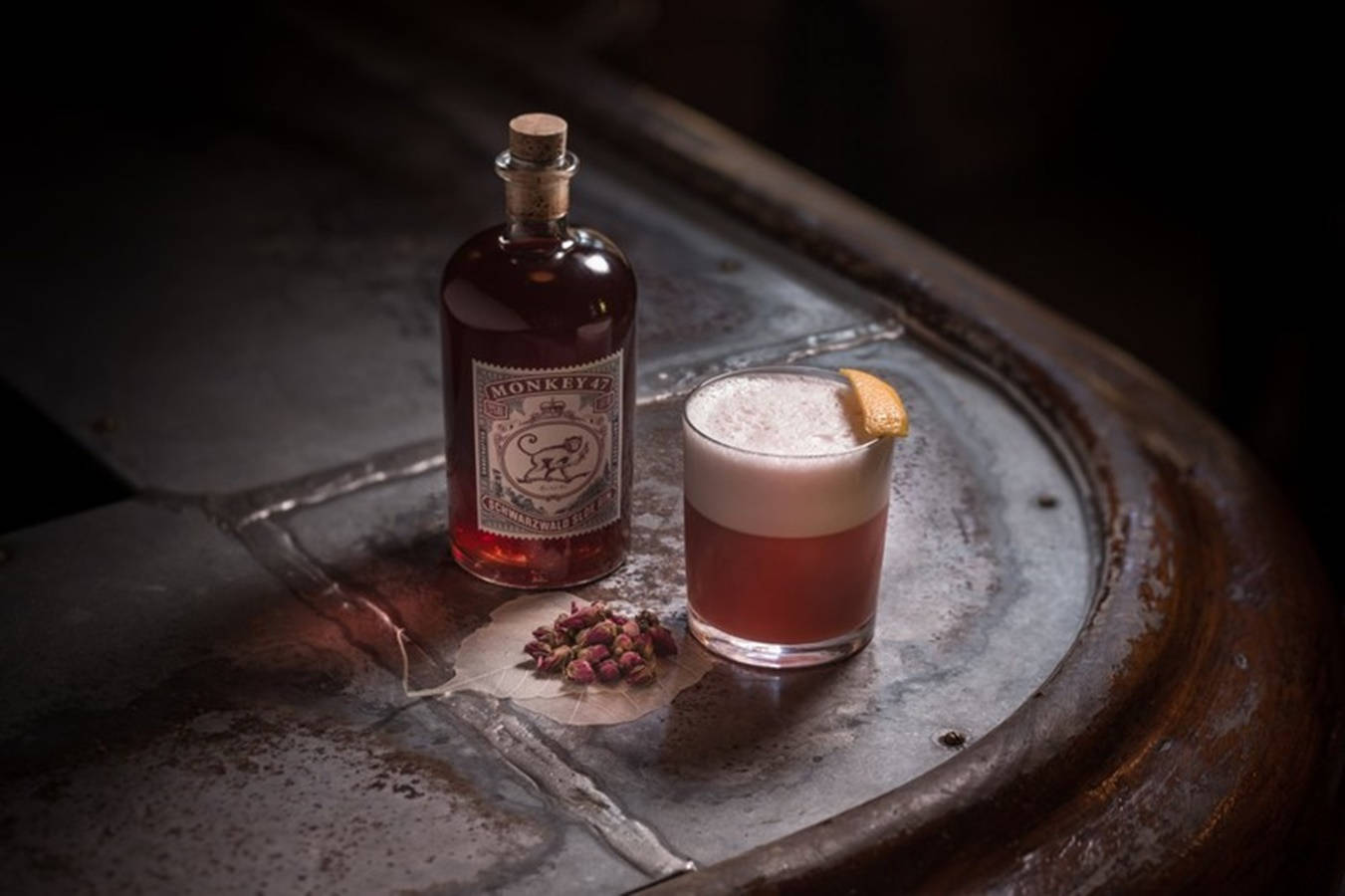 Monkey 47, sloe gin fizz, orange twist, HD Desktop Wallpaper