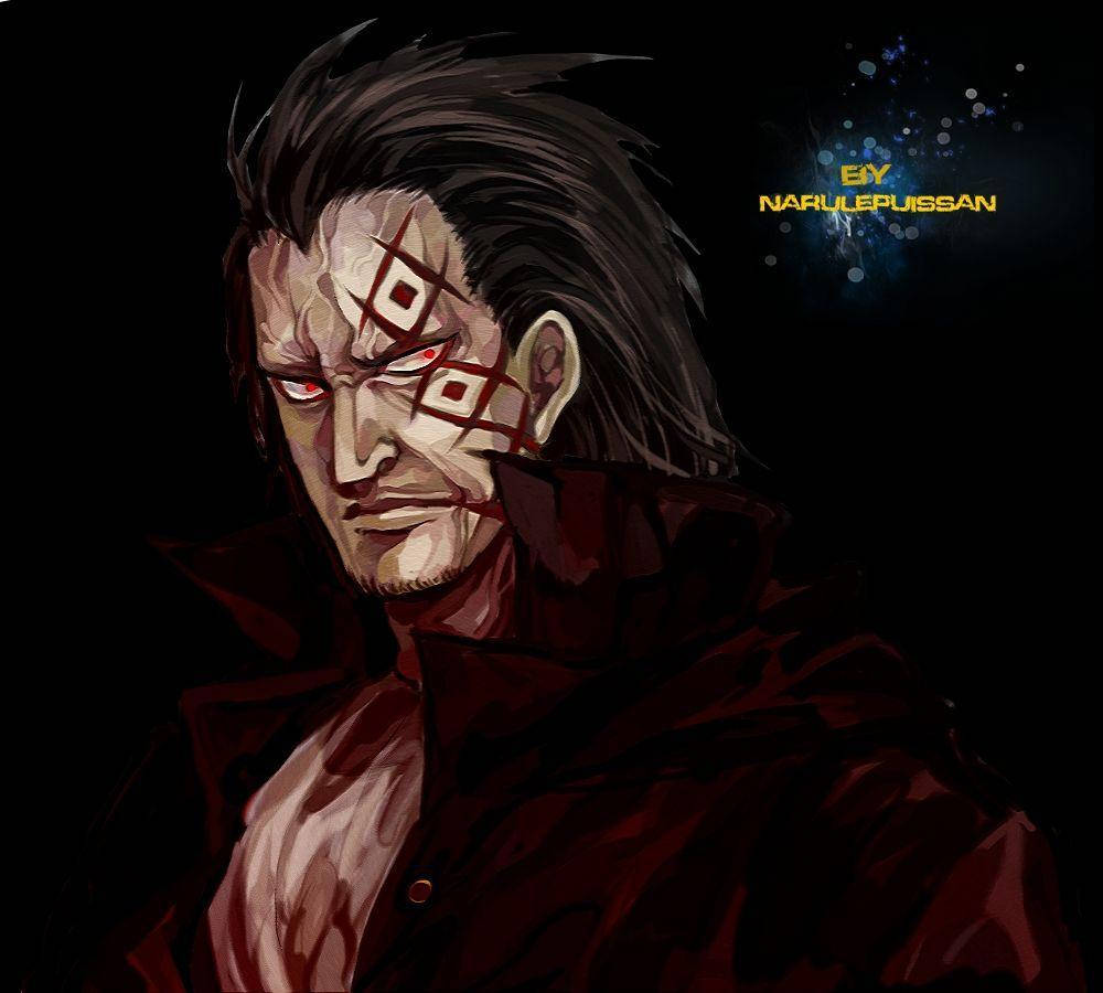 Monkey D Dragon, anime, red eyes, SD Desktop Wallpaper