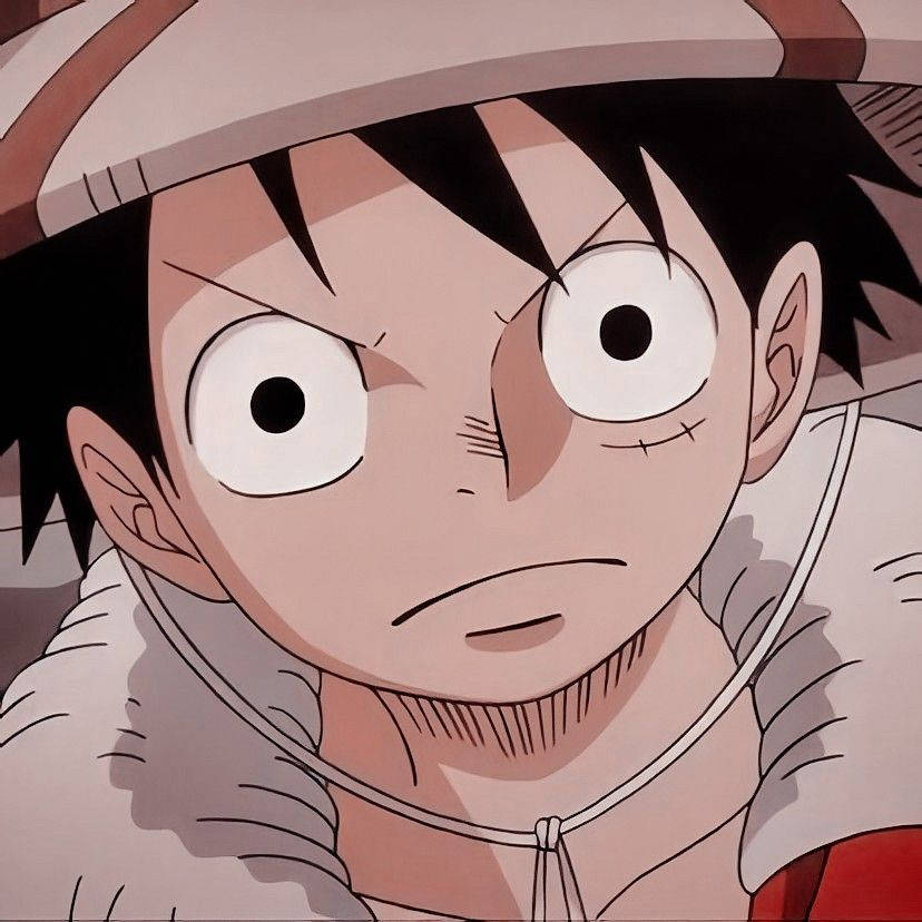 Monkey D Luffy, straw hat, spiky black hair, SD Desktop Wallpaper
