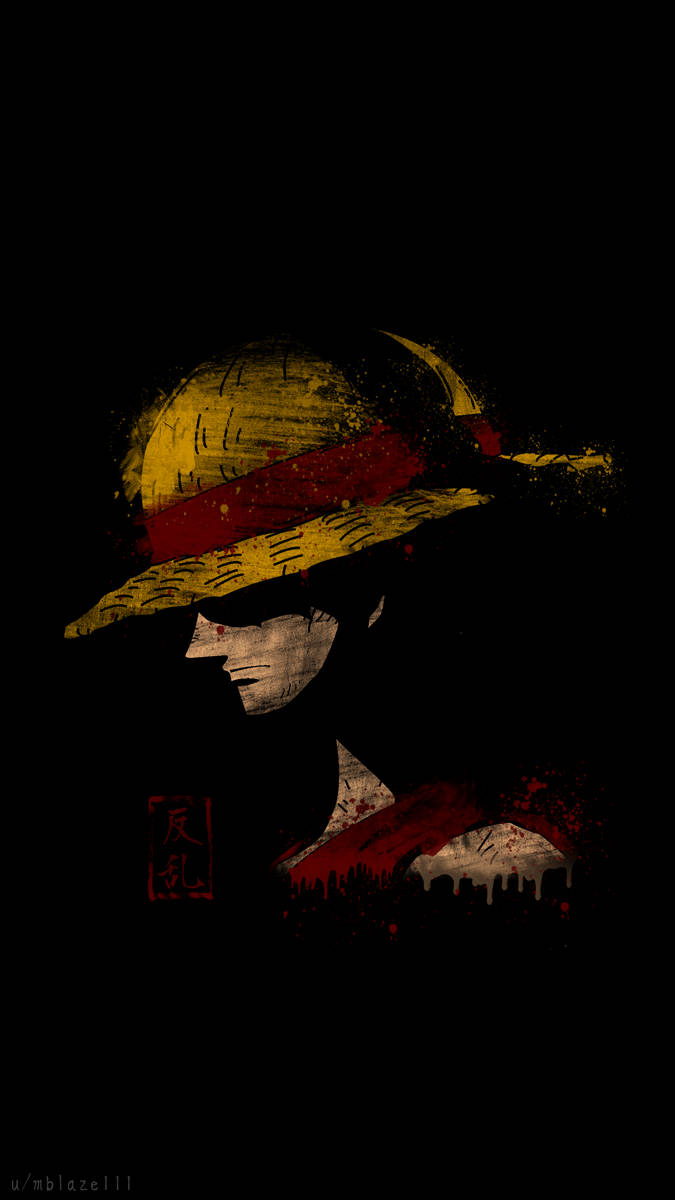 Monkey D Luffy, straw hat, red band, SD Phone Wallpaper