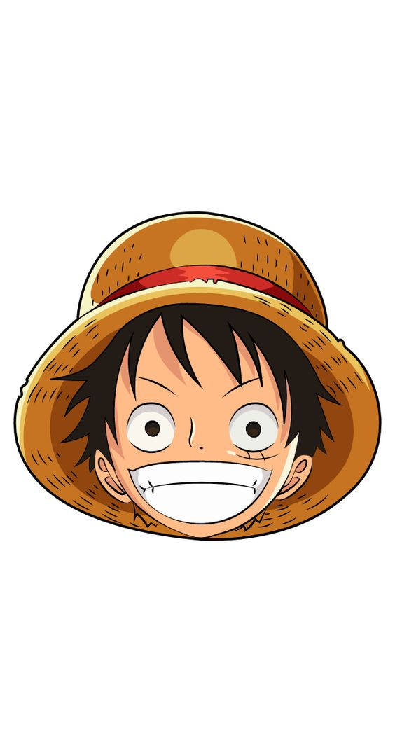 Monkey D Luffy, straw hat, black hair, SD Phone Wallpaper