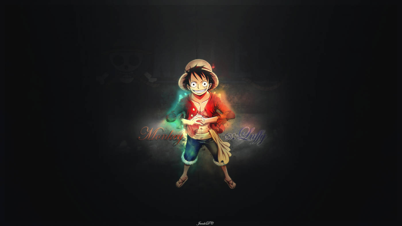 Monkey D Luffy, red vest, straw hat, HD Desktop Wallpaper