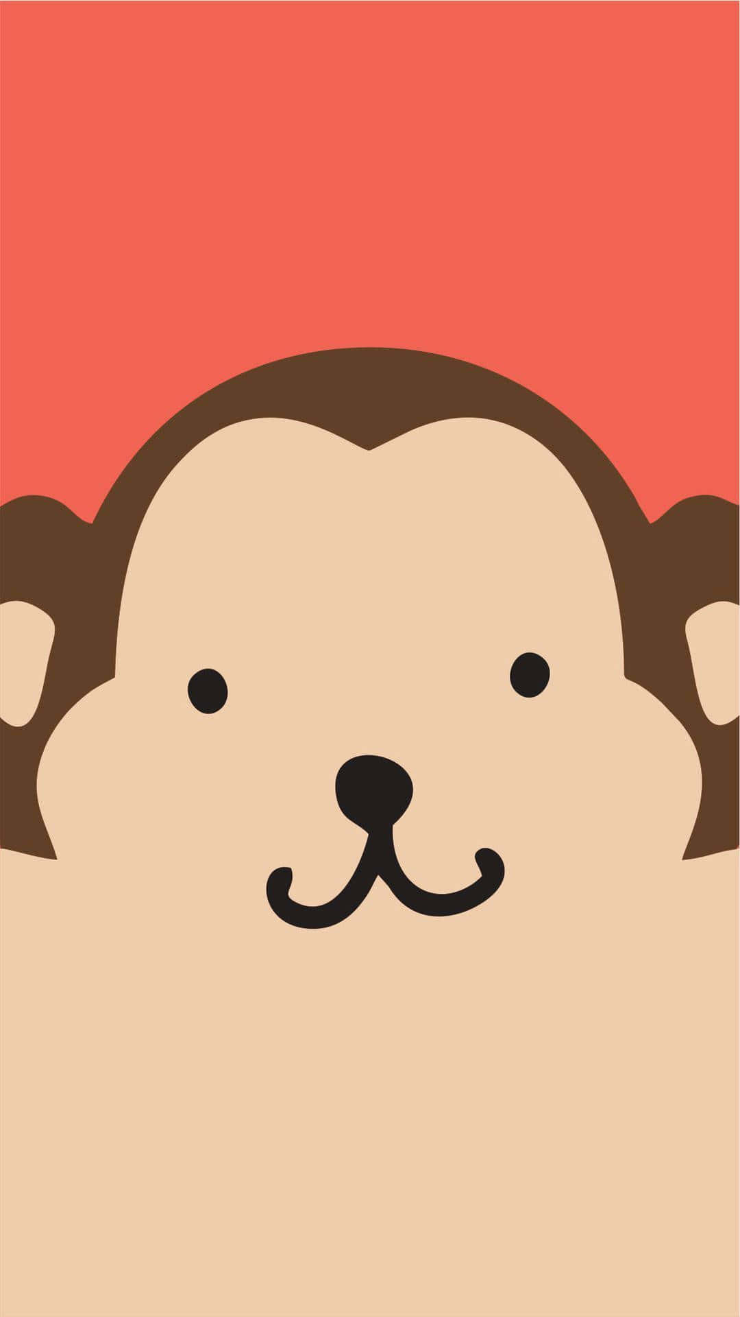 monkey, iPhone, brown fur, Full HD Phone Wallpaper