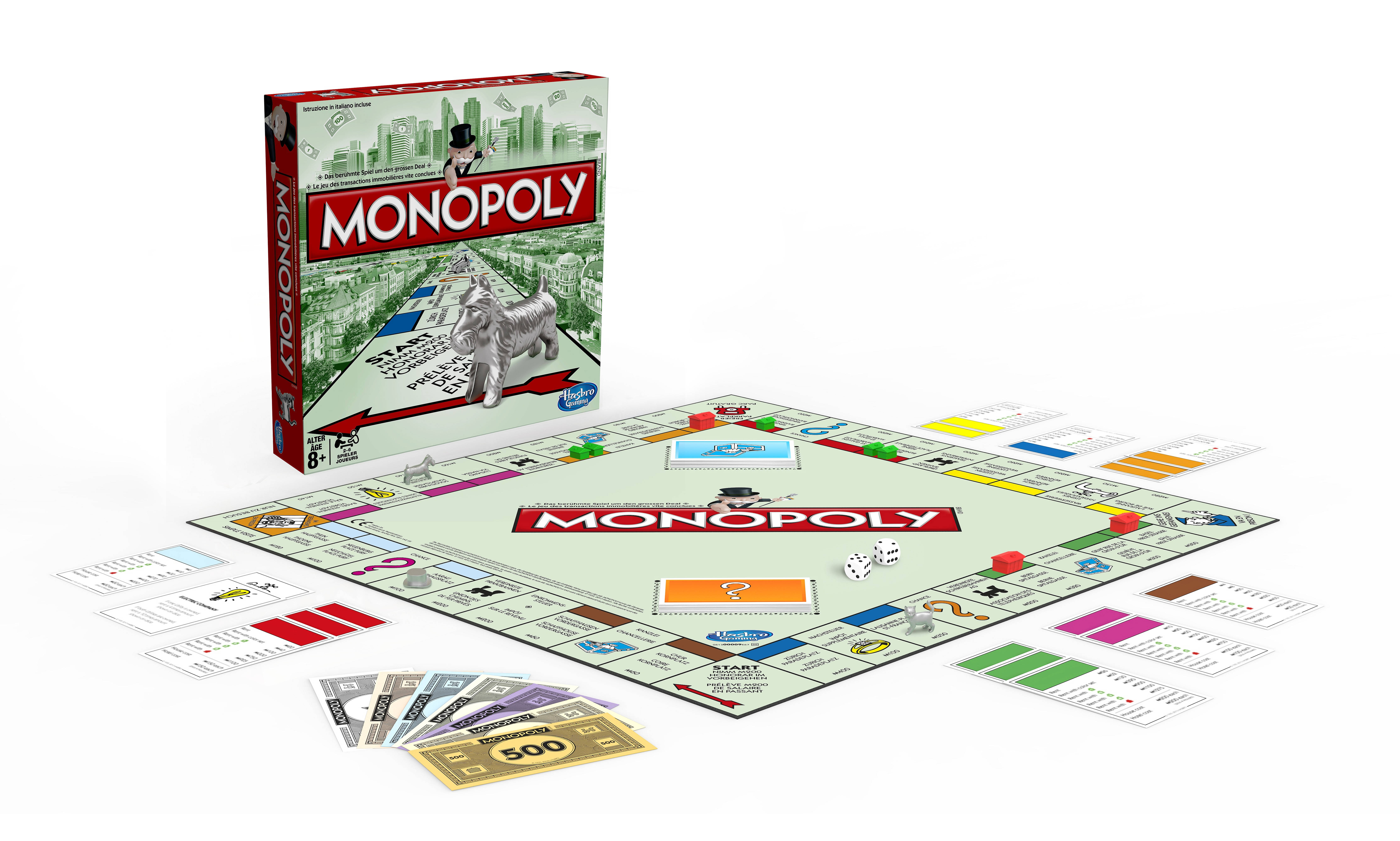 Monopoly, silver set, board game, 5K Desktop Wallpaper