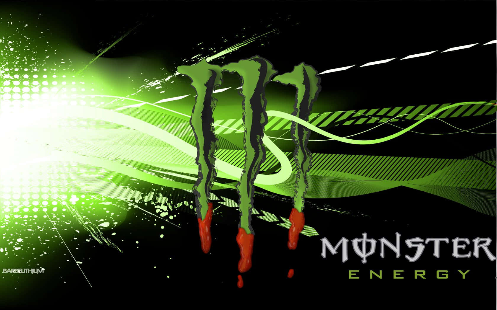 Monster Energy Drink, vibrant green Monster Energy logo, red, HD Desktop Wallpaper