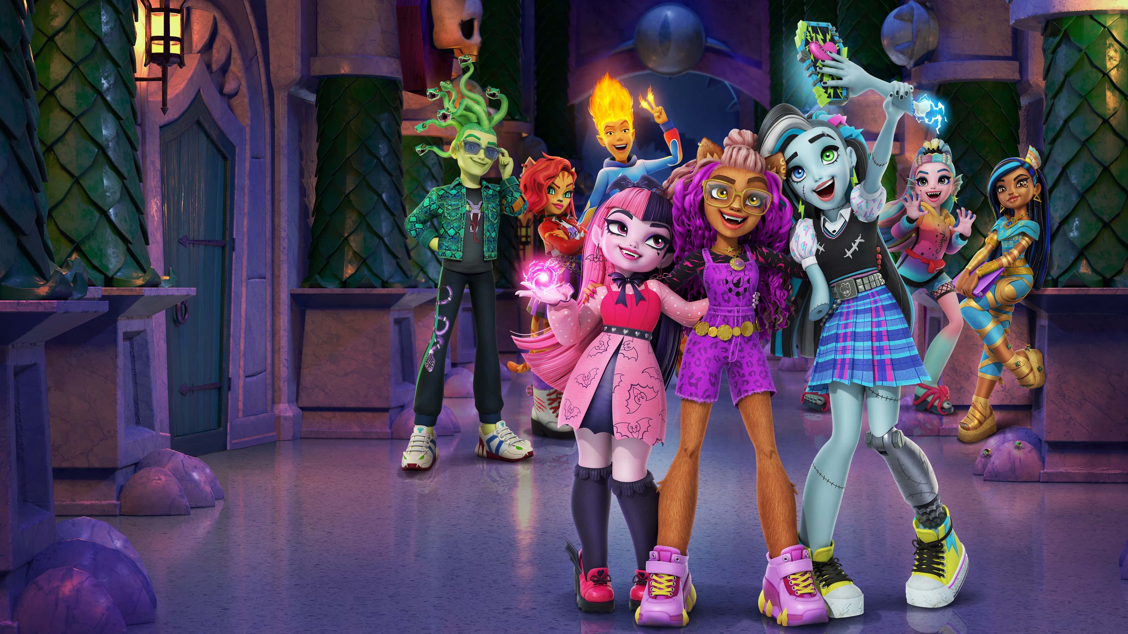 Monster High, 3840 x 2160, spooky, 4K Desktop Wallpaper