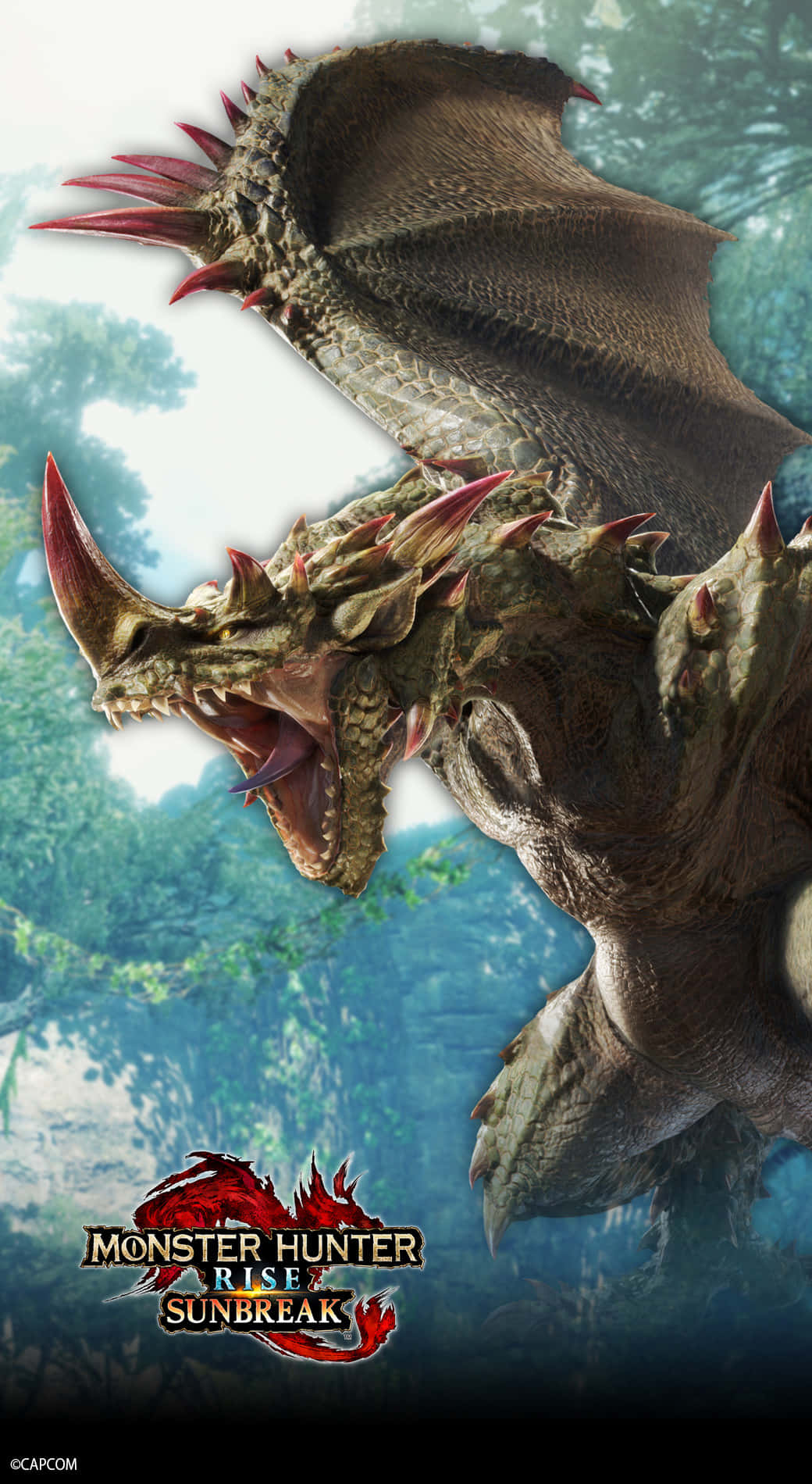 Monster Hunter 3, armored dragon, spiked wings, HD Phone Wallpaper