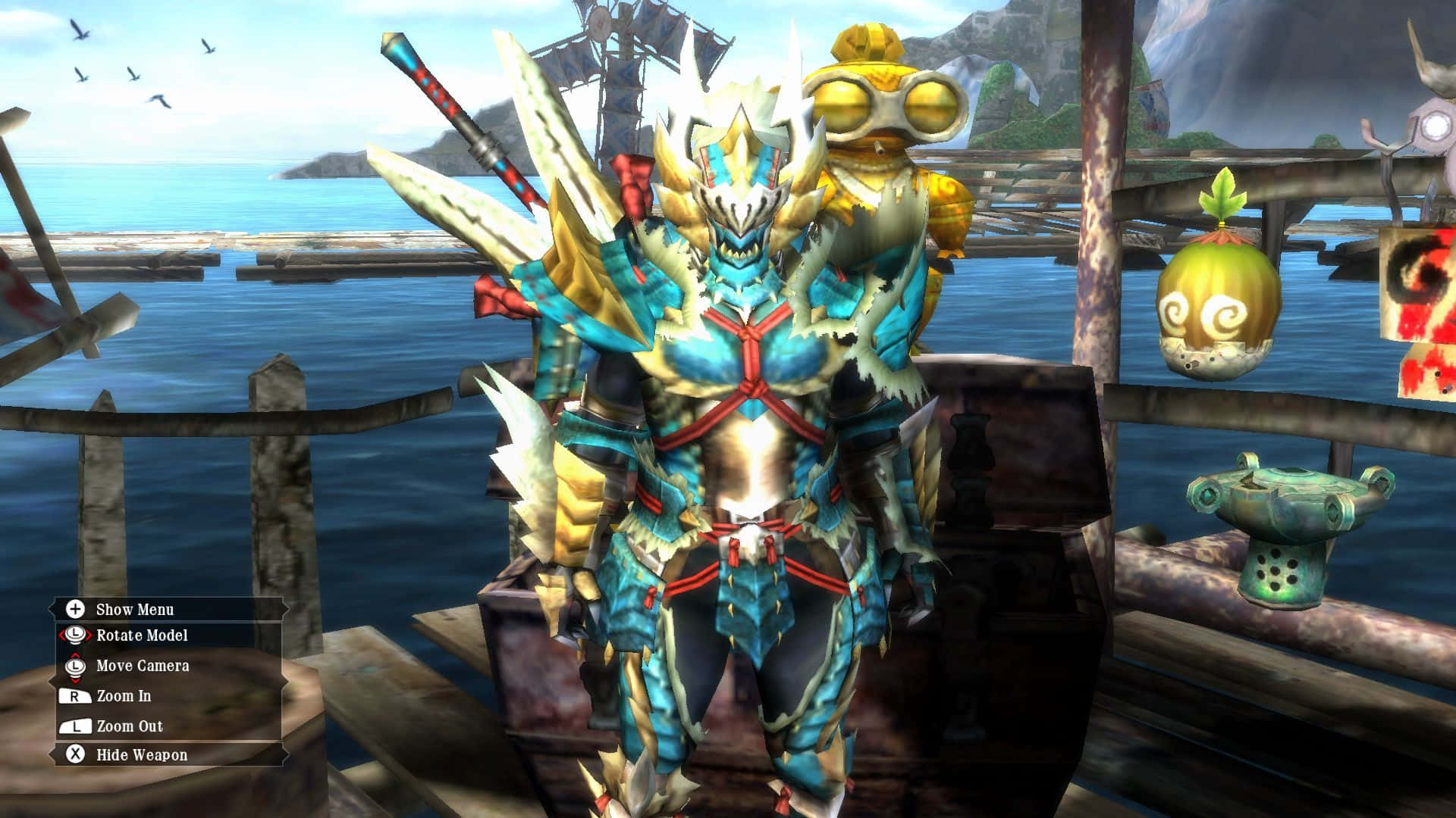 Monster Hunter 3, monster hunter, wooden dock, Full HD Desktop Wallpaper