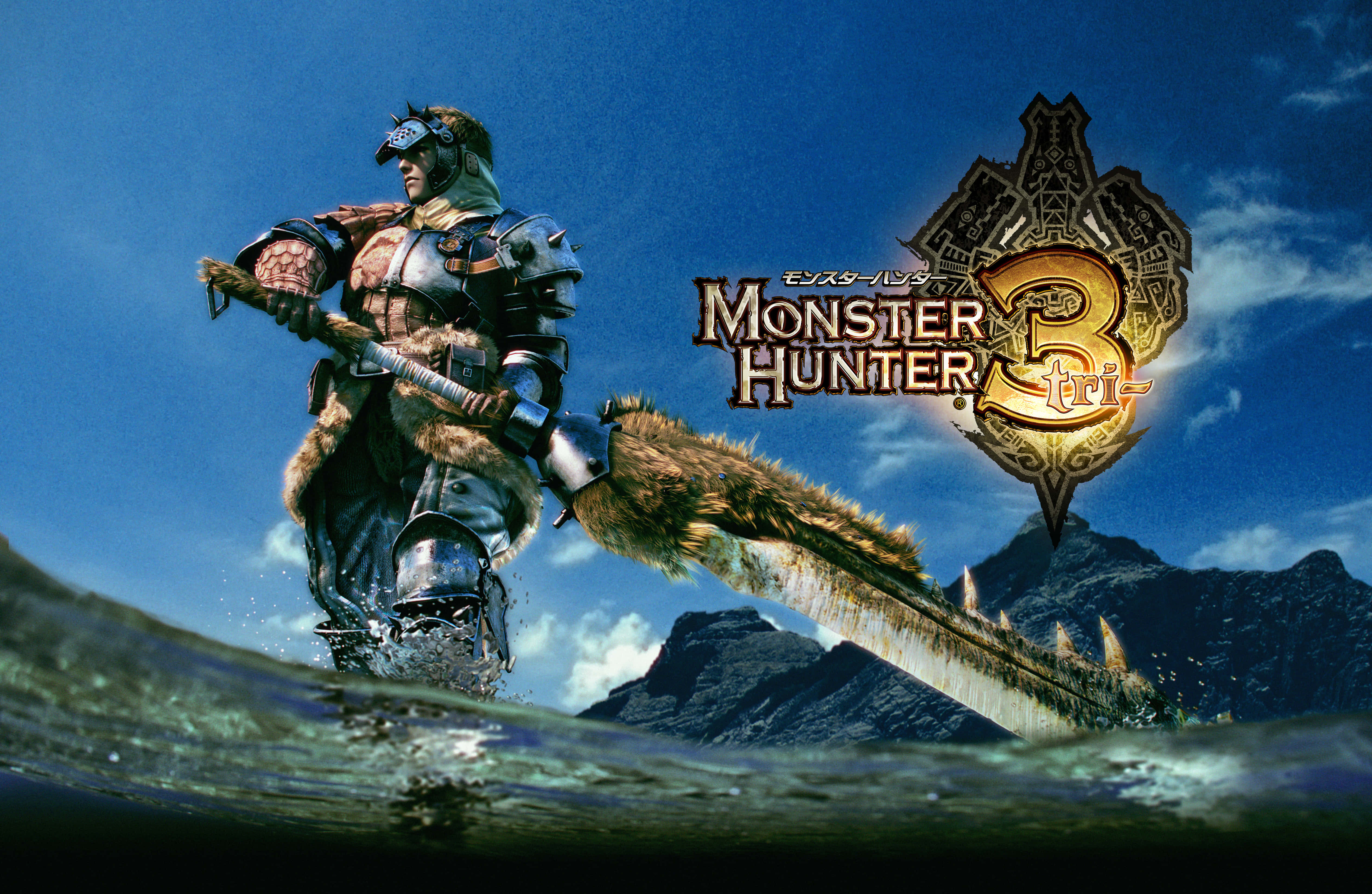 Monster Hunter 3, hunter, heavy armor, 4K Desktop Wallpaper