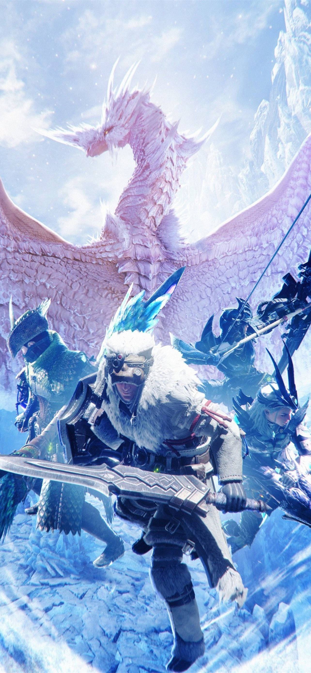 Monster Hunter, iPhone, swords, 2K Phone Wallpaper