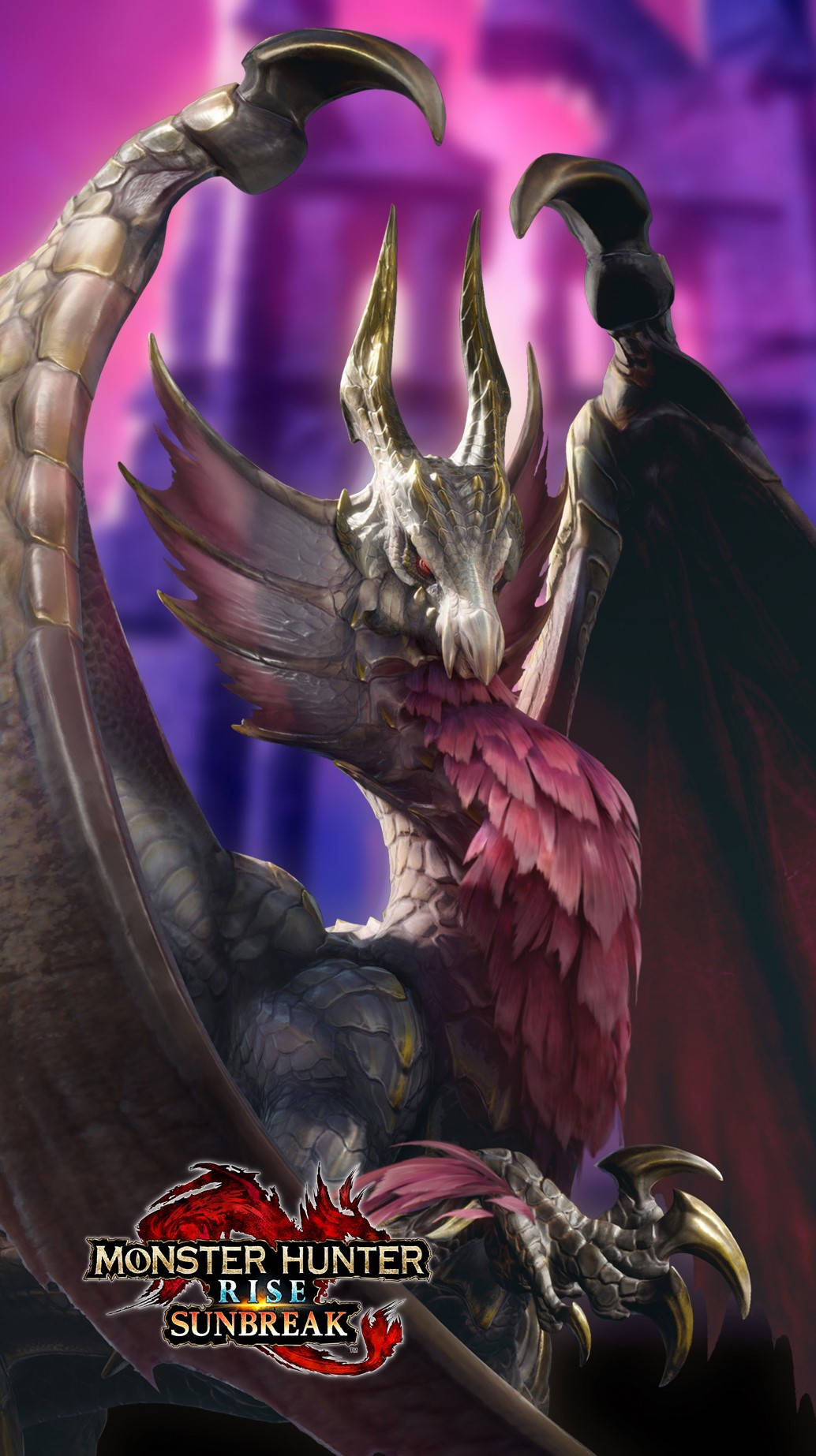 Monster Hunter, dragon, metallic horns, HD Phone Wallpaper