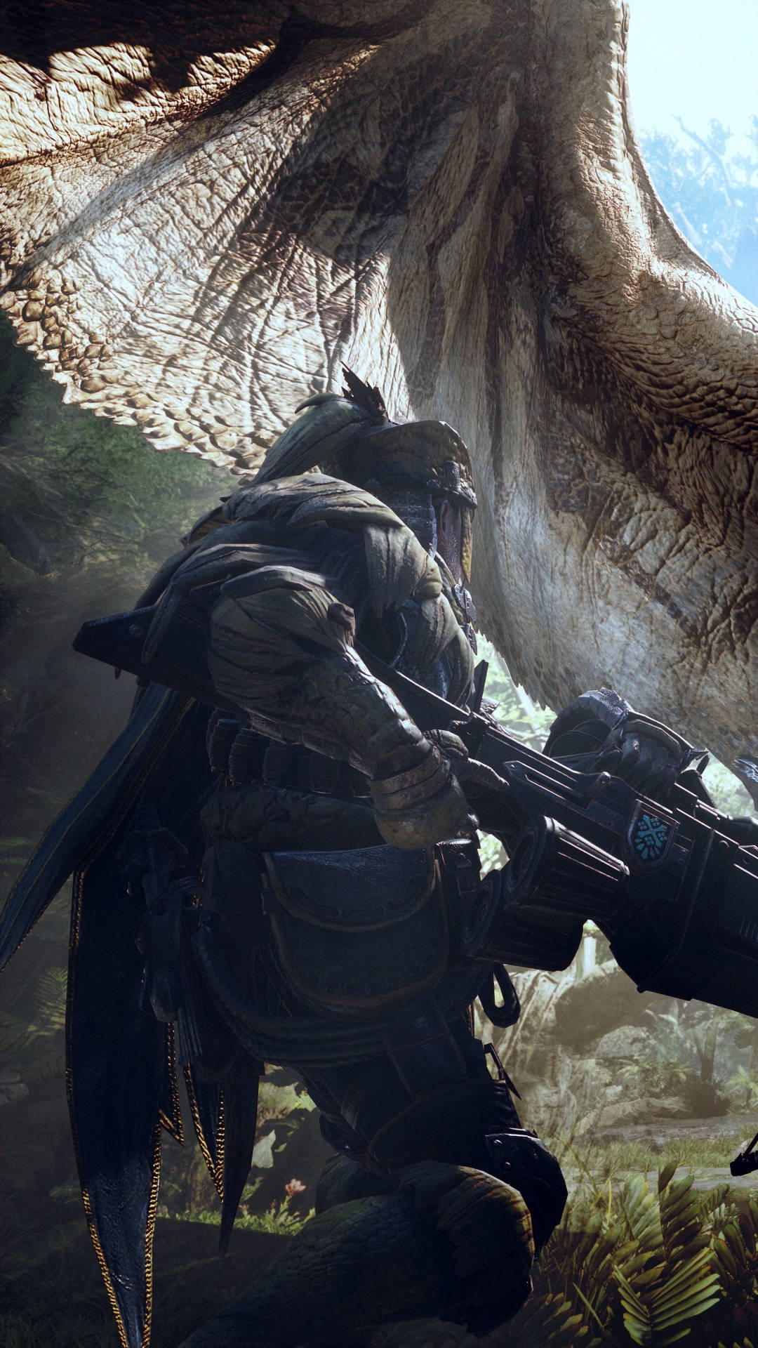 Monster Hunter Phone, hunter, dark gear, Full HD Phone Wallpaper