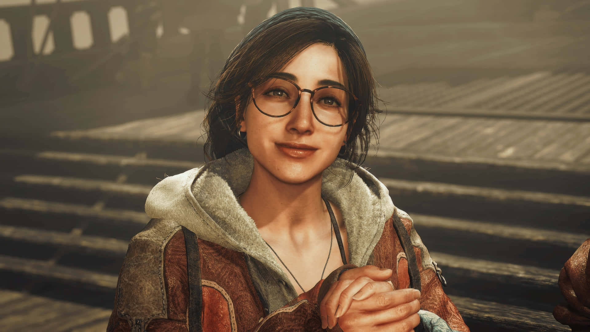 Monster Hunter Wilds, handler, young woman, Full HD Desktop Wallpaper