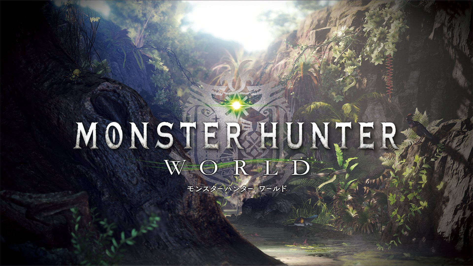 Monster Hunter World Iceborne, lush jungle canyon, dappled sunlight, Full HD Desktop Wallpaper