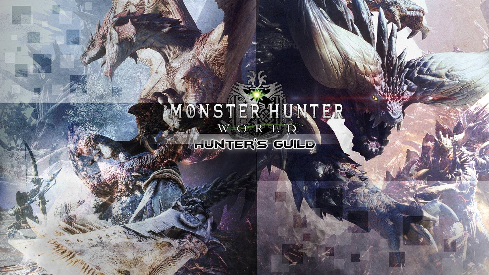 Monster Hunter World Iceborne, colossal spiked monsters, shattered icy landscape, Full HD Desktop Wallpaper