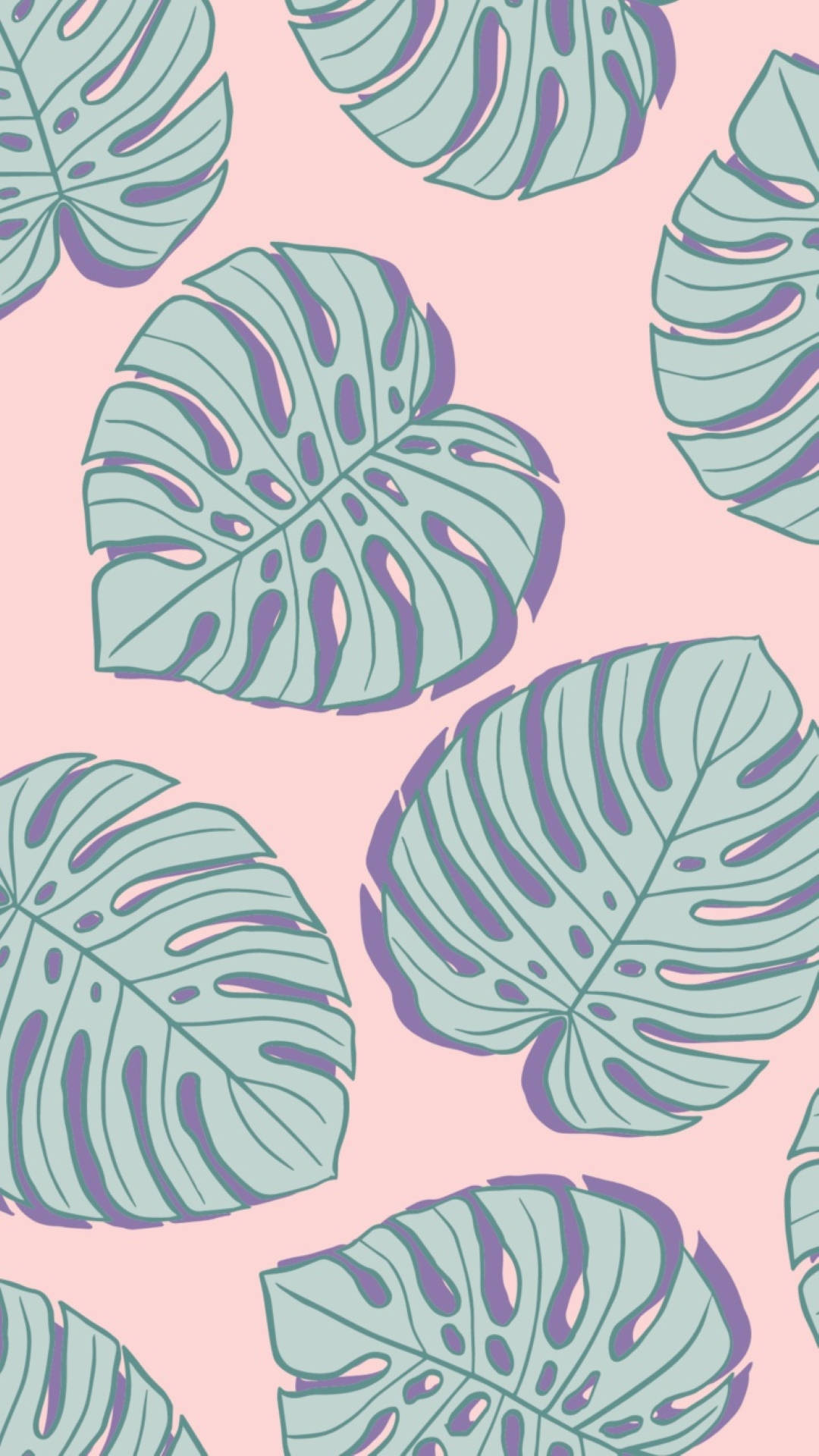 blue, lavender, pastel pink background, Full HD Phone Wallpaper