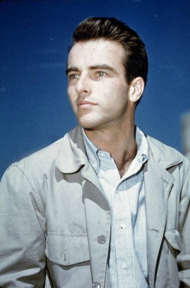 Montgomery Clift, light jacket, styled hair, SD Phone Wallpaper