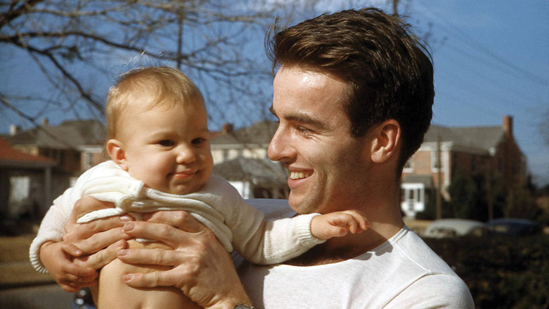 Montgomery Clift, baby, sunny day, Full HD Desktop Wallpaper