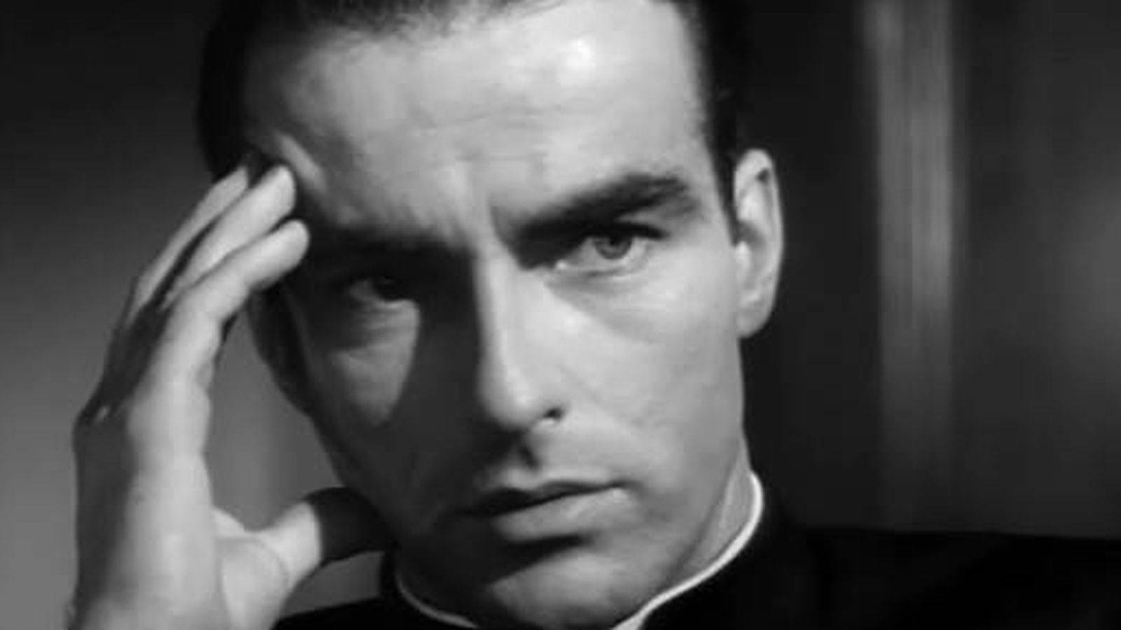 Montgomery Clift, clerical collar, close-up, HD Desktop Wallpaper