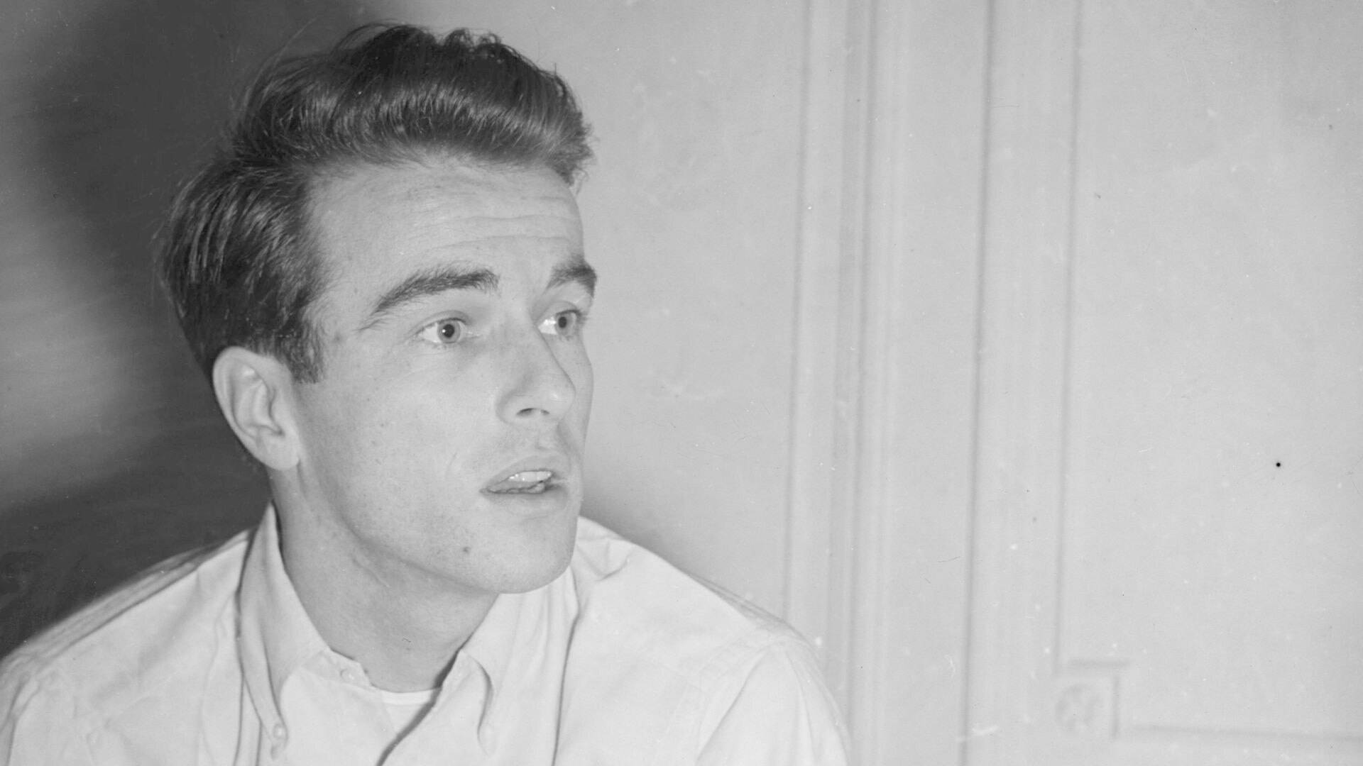 Montgomery Clift, young man, styled hair, Full HD Desktop Wallpaper