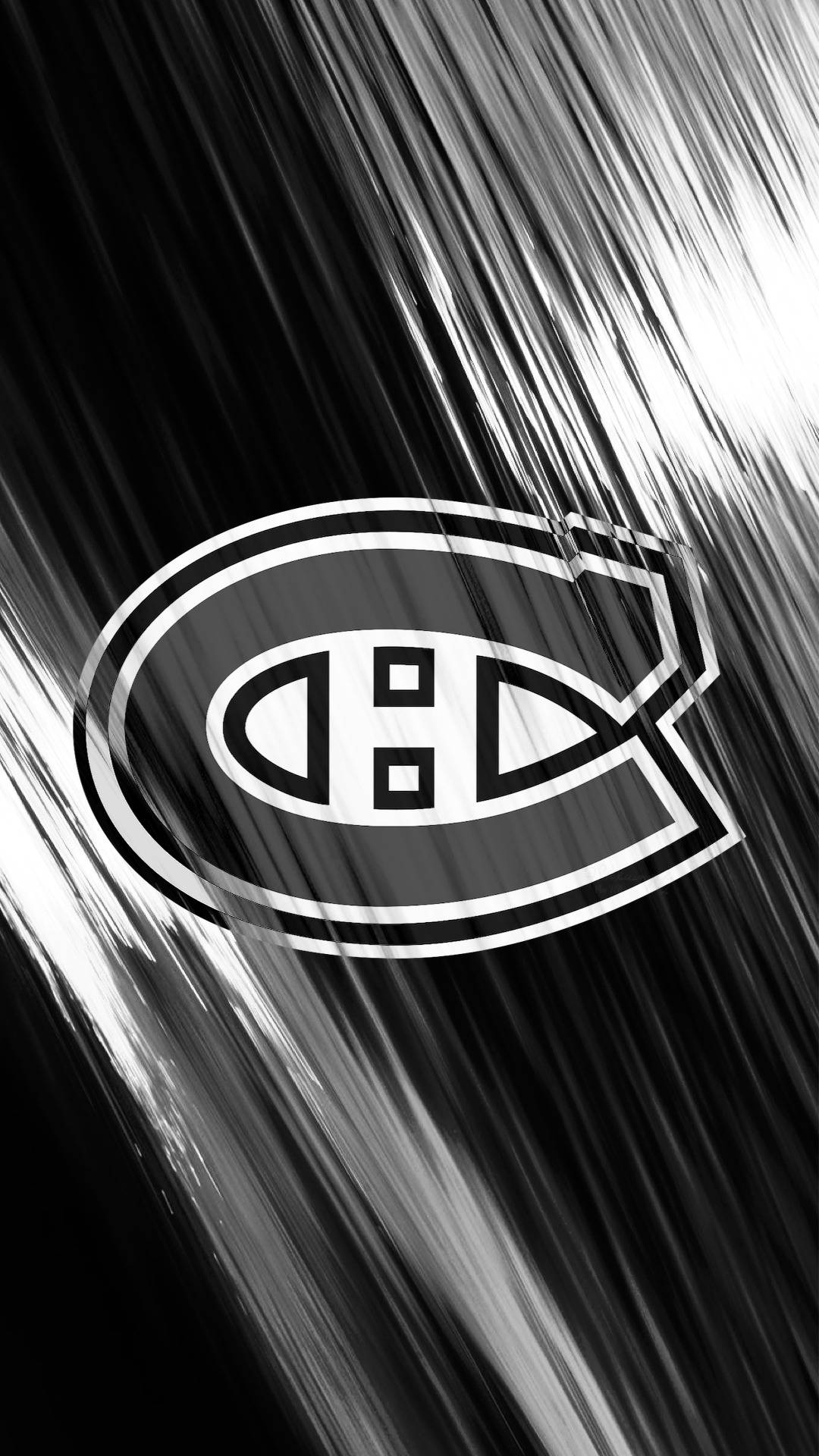 Montreal Canadiens, black, white, Full HD Phone Wallpaper