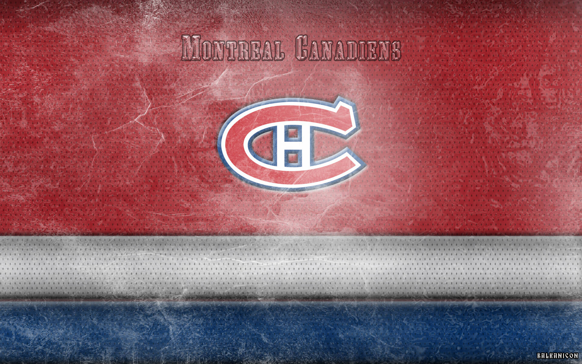 Montreal Canadiens, red white and blue, hockey jersey, Full HD Desktop Wallpaper