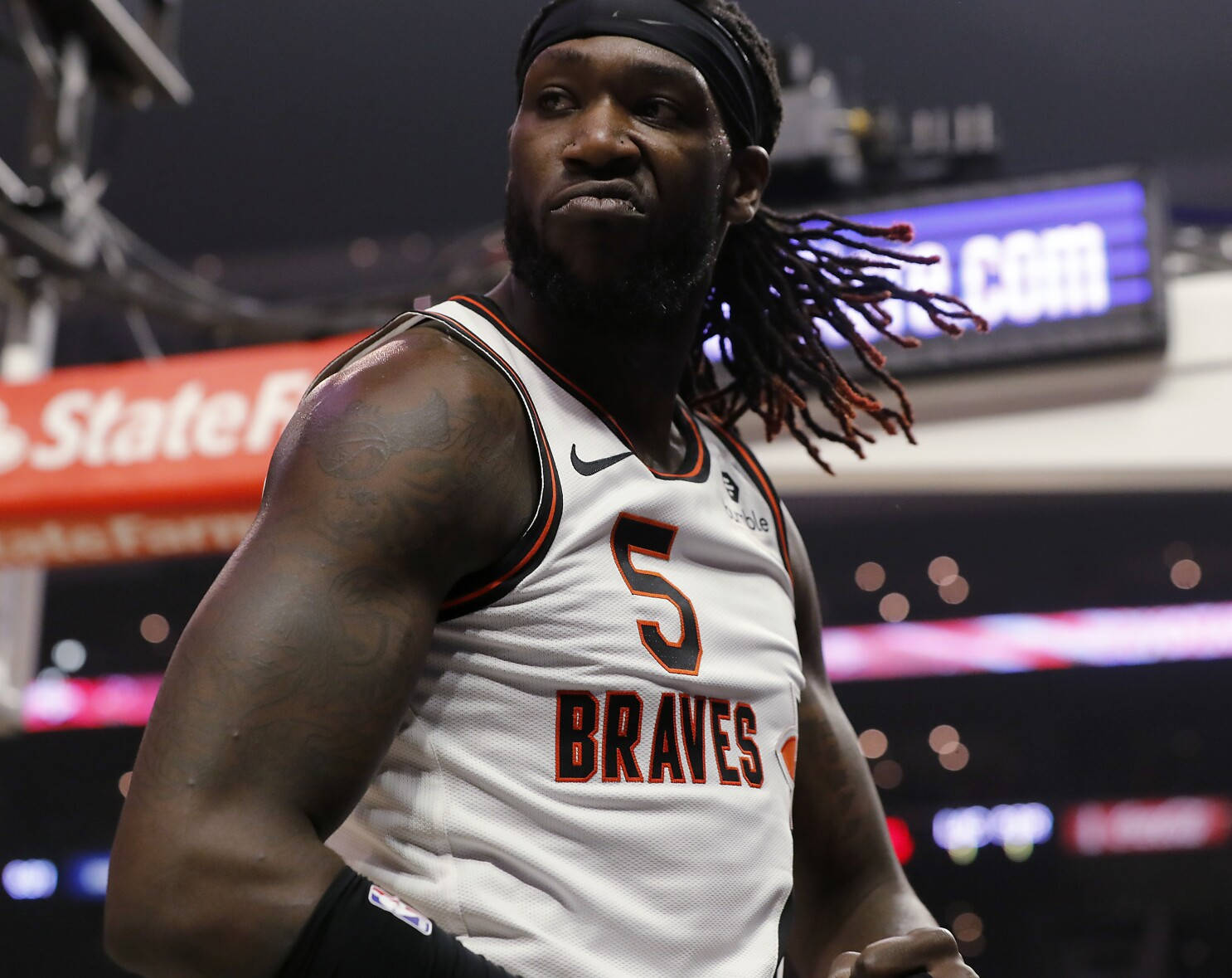 Montrezl Harrell, dreadlocks, tattoos, HD Desktop Wallpaper