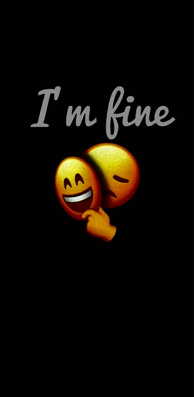Mood Off, sad emoji, happy emoji, HD Phone Wallpaper