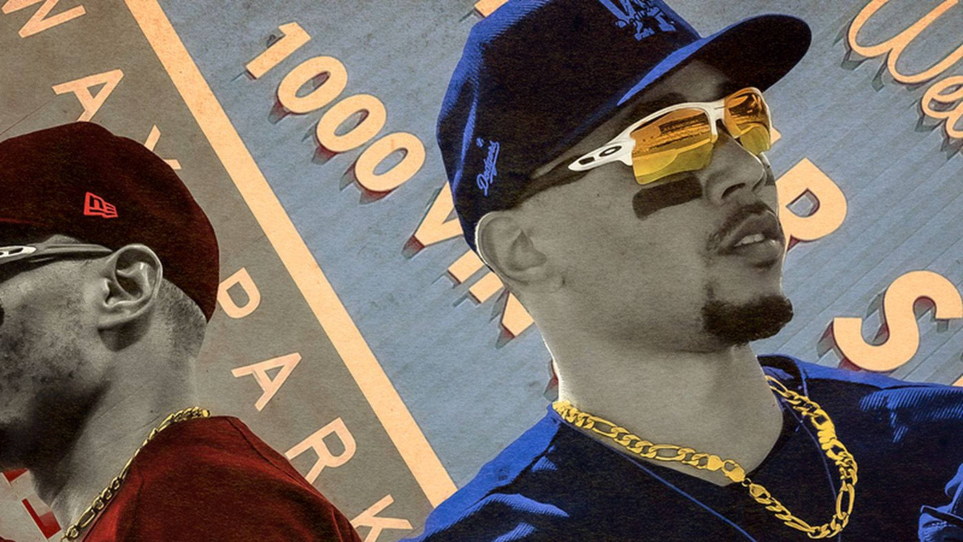 Mookie Betts, shades, caps, Full HD Desktop Wallpaper