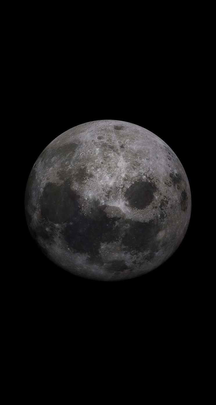 Moon, full moon, craters, HD Phone Wallpaper