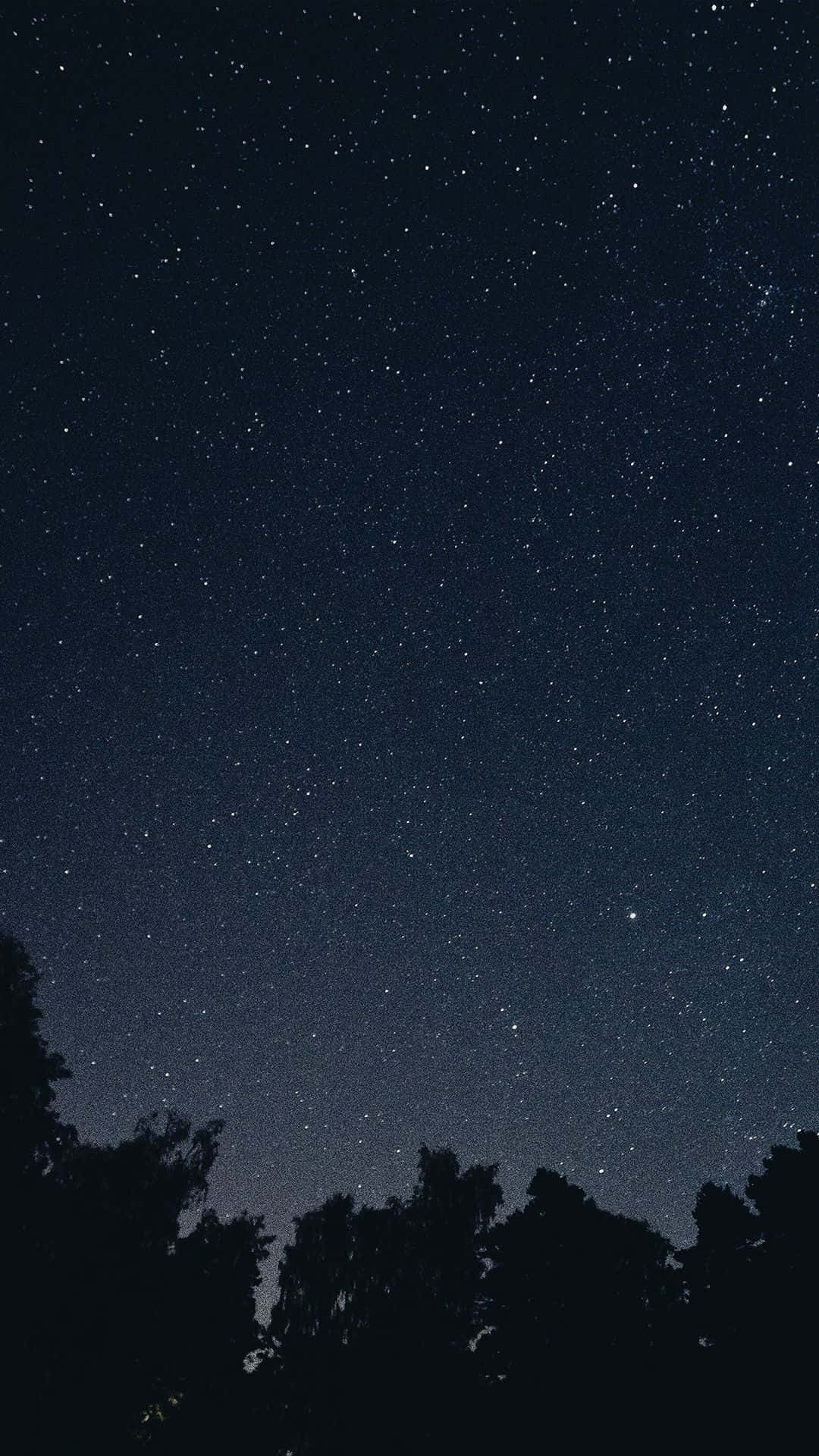 Moon and Stars Phone, night sky, star-filled, Full HD Phone Wallpaper