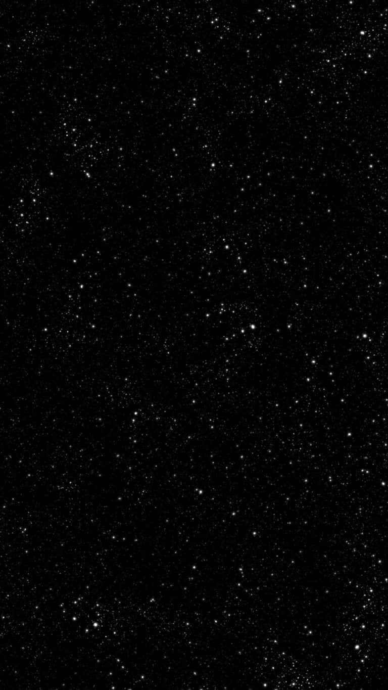 Moon and Stars Phone, twinkling stars, inky black night sky, HD Phone Wallpaper
