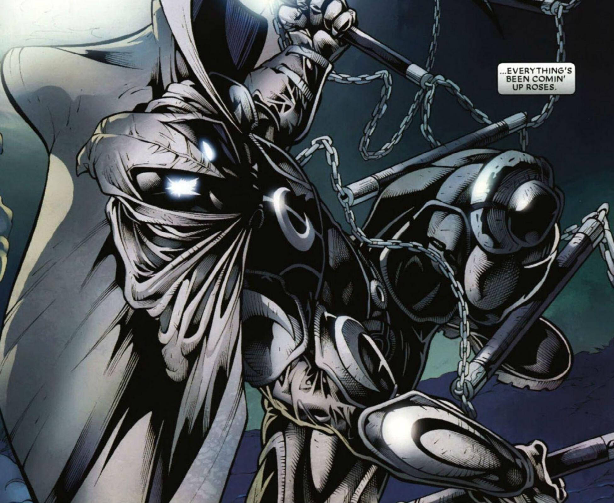 Moon Knight, masked vigilante, dark armor, Full HD Desktop Wallpaper