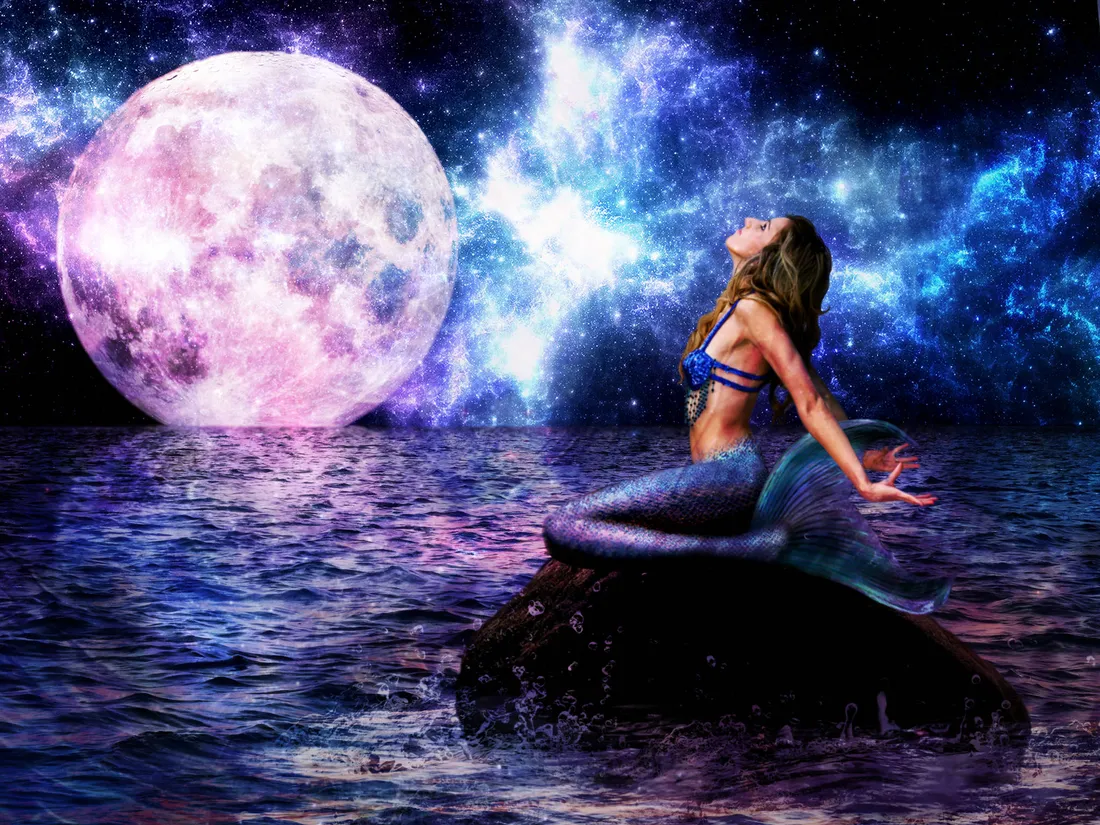 Moon Night Sky