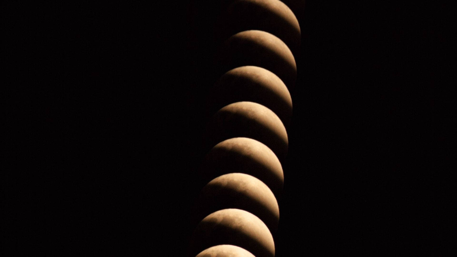 Moon Phases, vertical line, lunar eclipse phases, Full HD Desktop Wallpaper