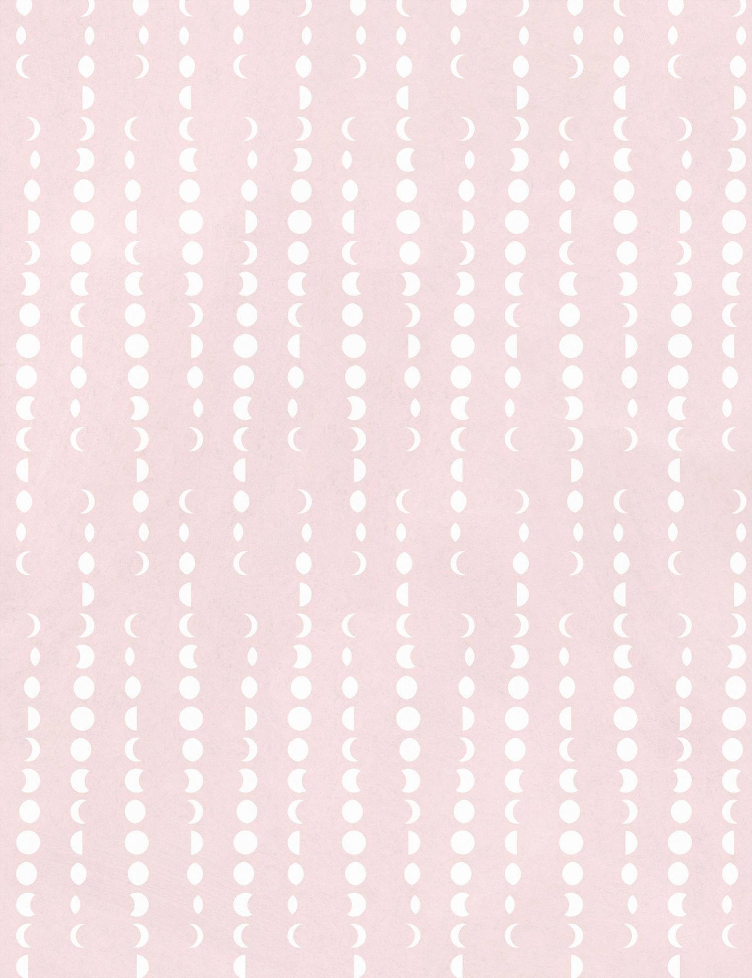 Moon Phases, plain pink, vertical columns, Full HD Phone Wallpaper