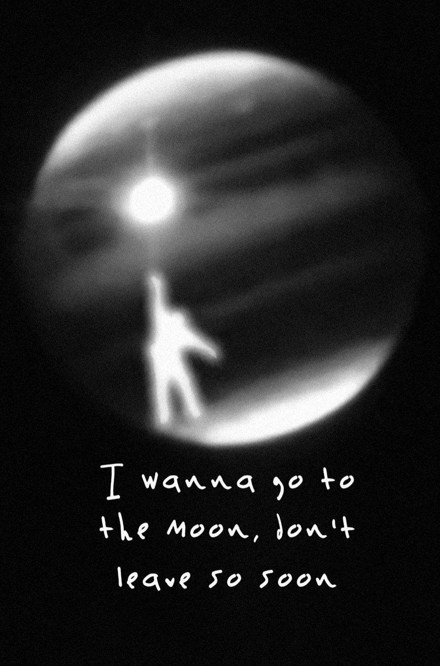 moon, person, silhouette, HD Phone Wallpaper
