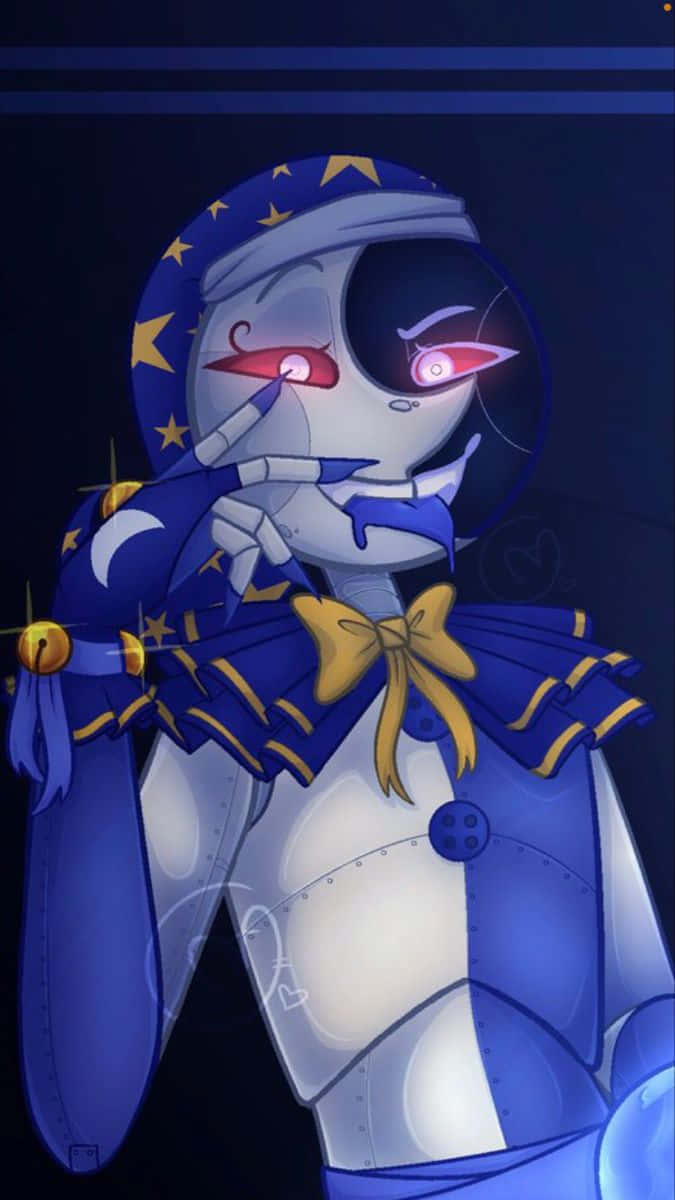 Moondrop, blue starry hood, cape, SD Phone Wallpaper