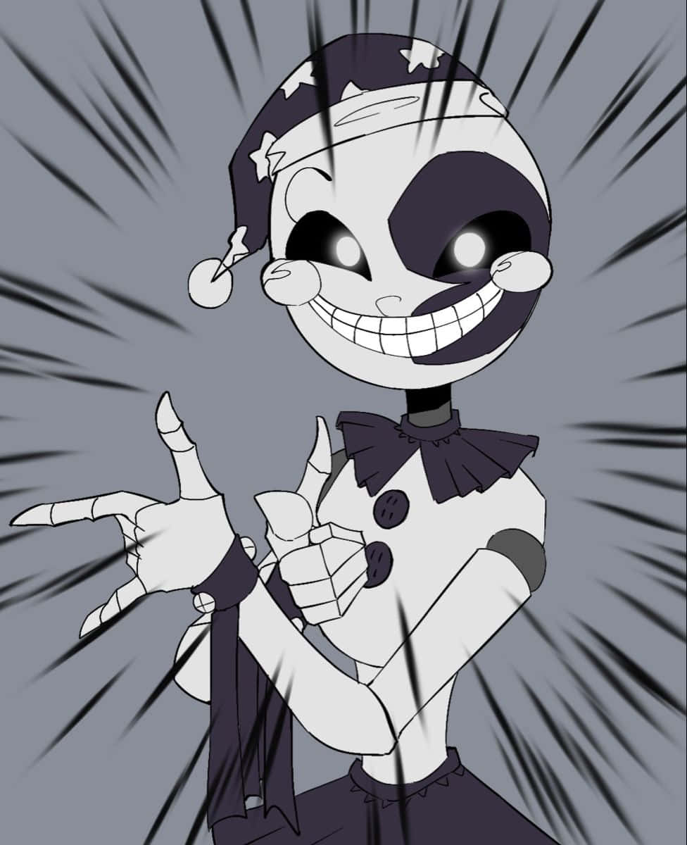 moondrop, Santa hat, skeletal figure, SD Phone Wallpaper