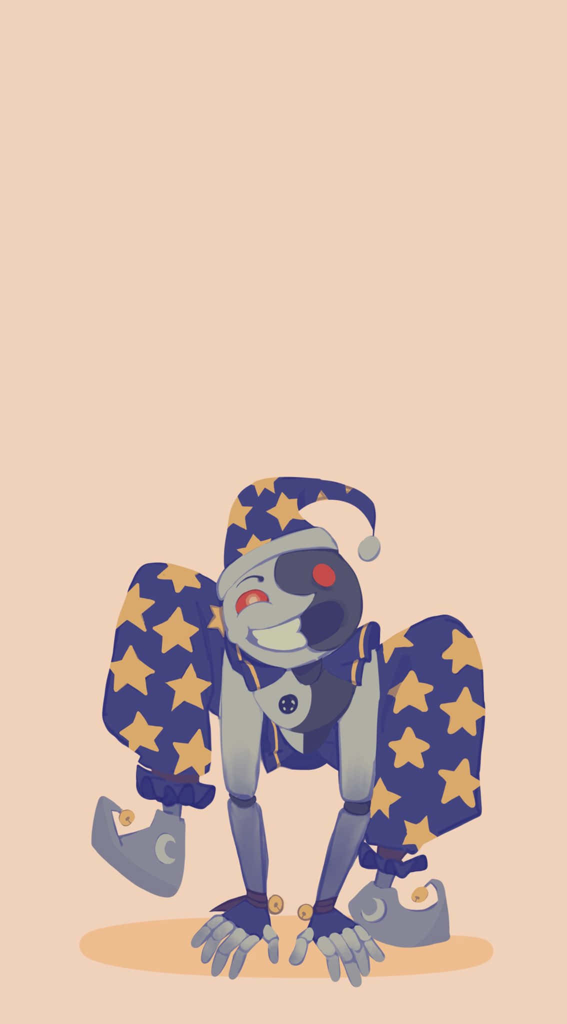 Moondrop, Moonlight serenity, robot clown, Full HD Phone Wallpaper