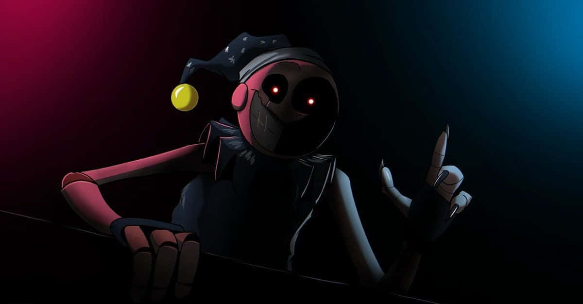 Moondrop, red eyes, yellow bell, SD Desktop Wallpaper