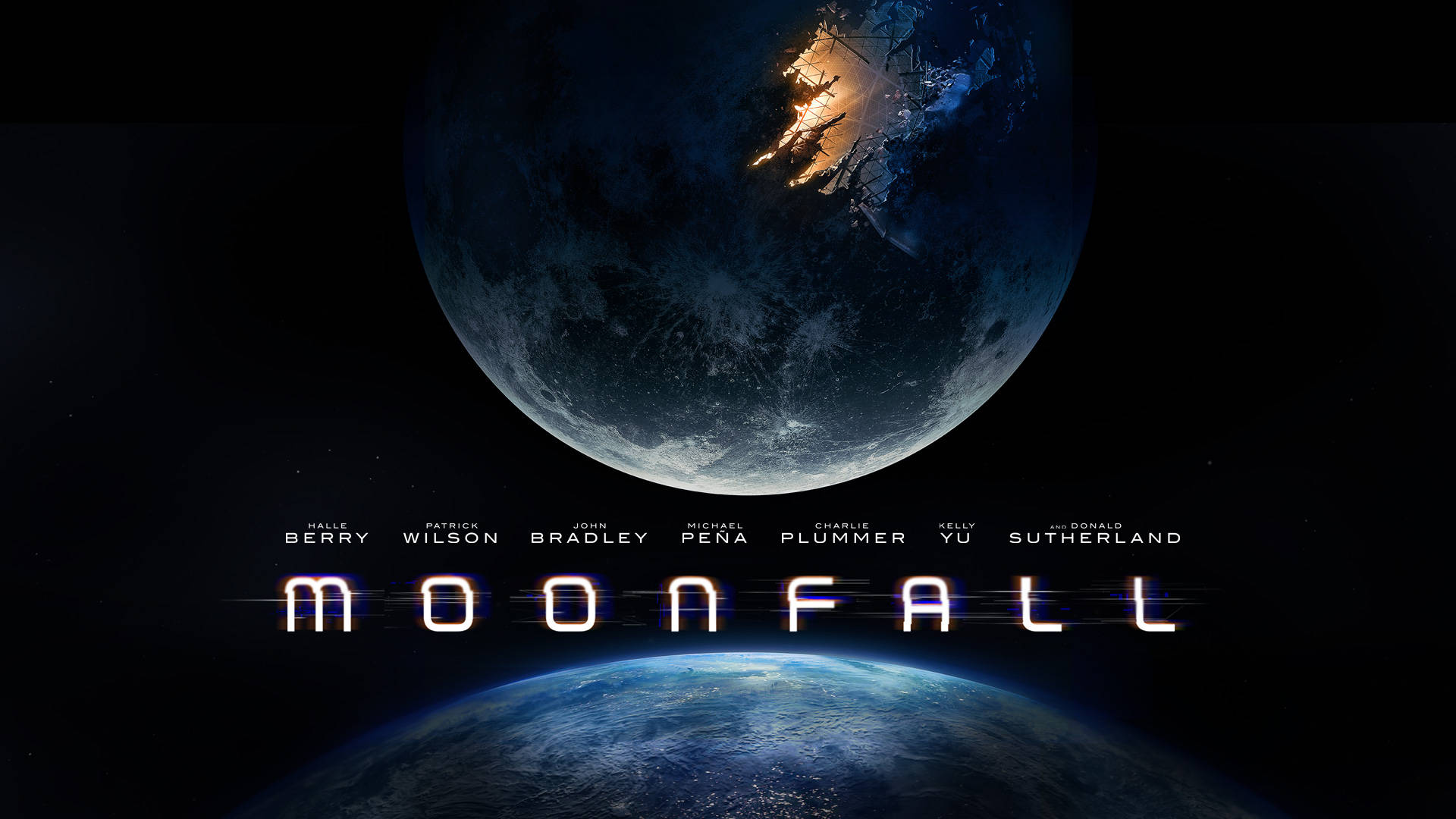 Moonfall, moon, Earth, Full HD Desktop Wallpaper