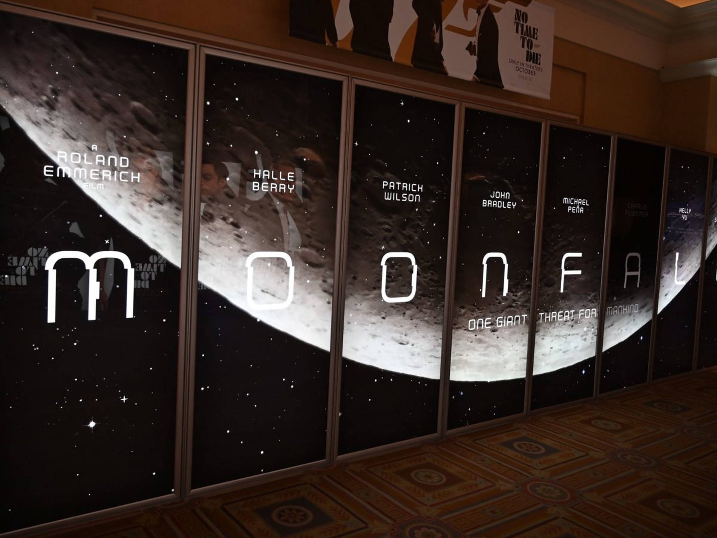 Moonfall, movie theater poster, giant moon, Full HD Desktop Wallpaper