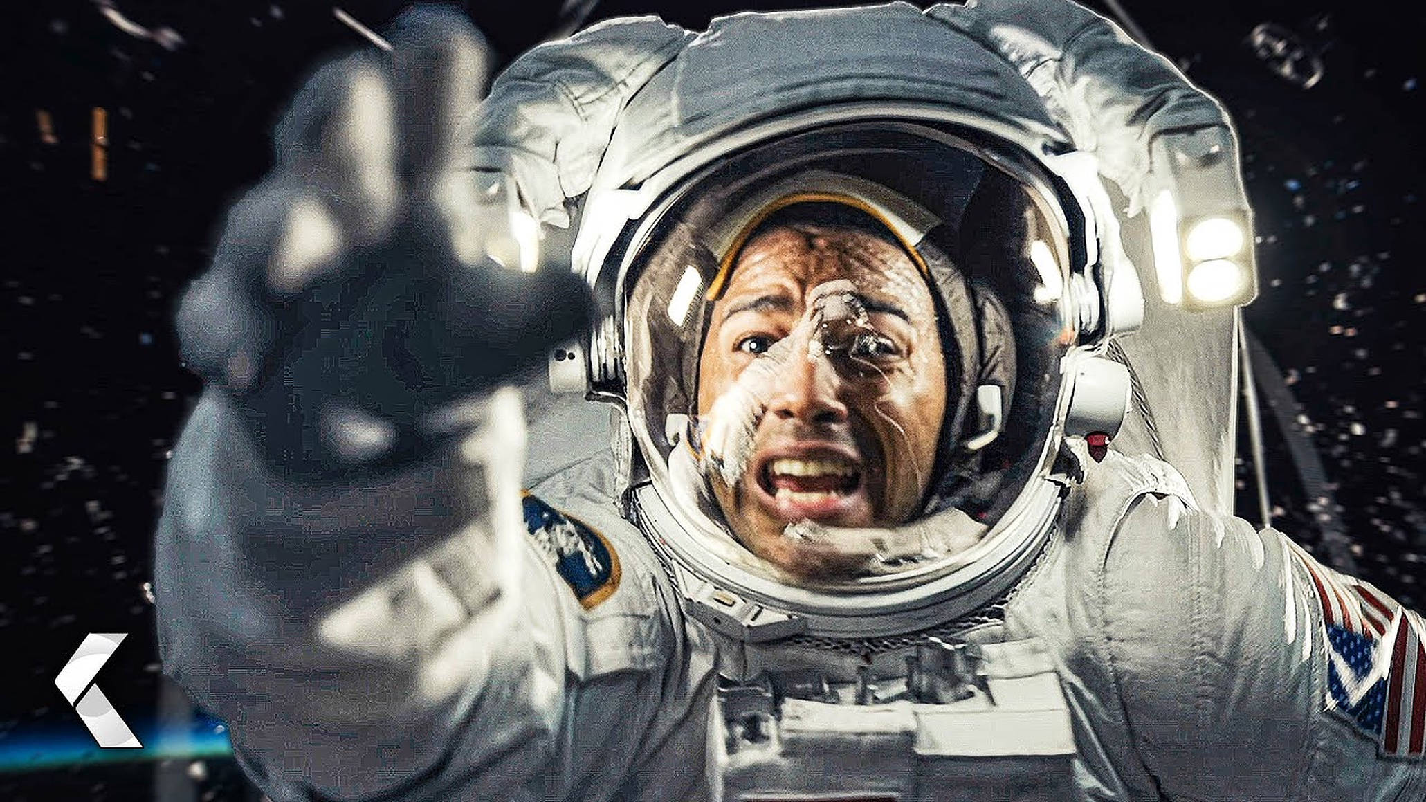 Moonfall, astronaut, spacesuit, Full HD Desktop Wallpaper