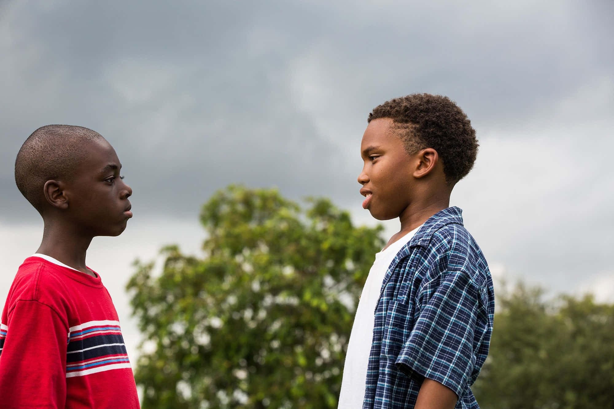 Moonlight movie, silhouette, main characters, Full HD Desktop Wallpaper
