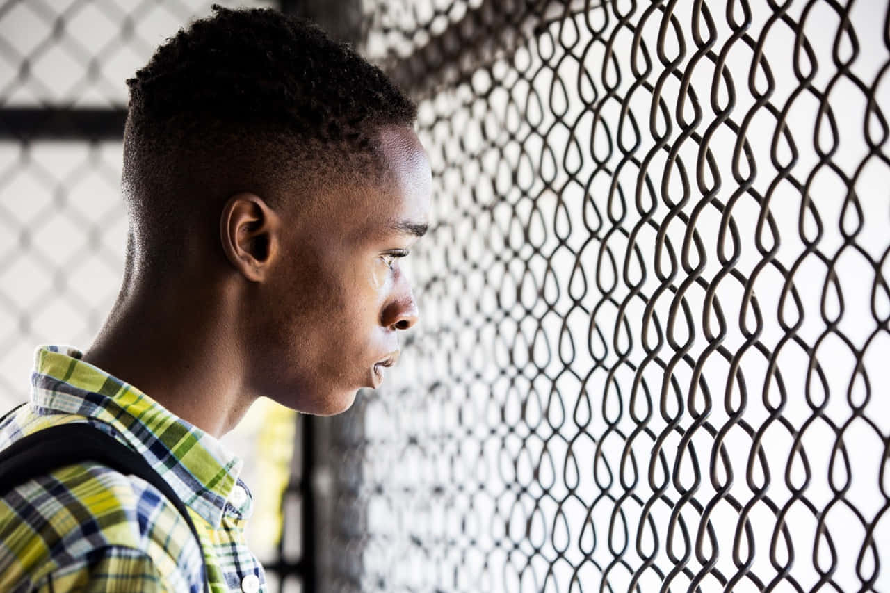 The Moonlight Movie, plaid shirt, chain-link fence, HD Desktop Wallpaper
