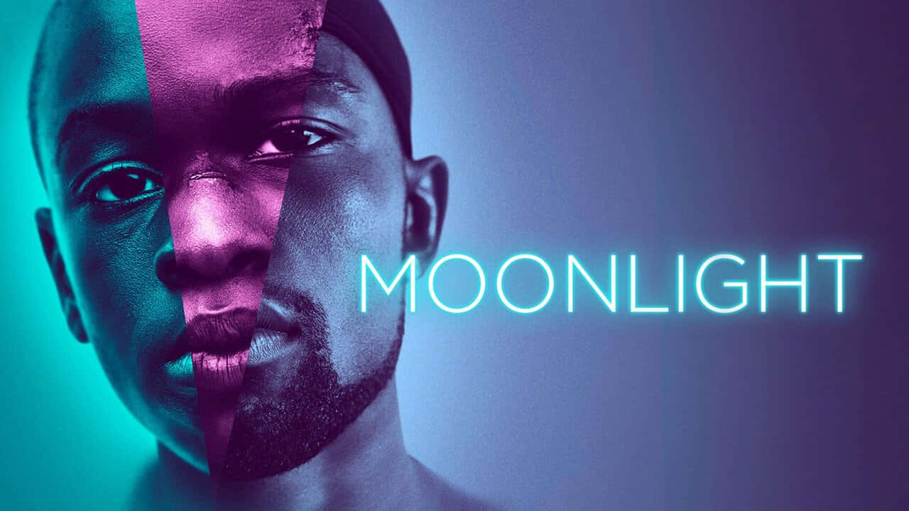 Moonlight Movie, teal, magenta, HD Desktop Wallpaper