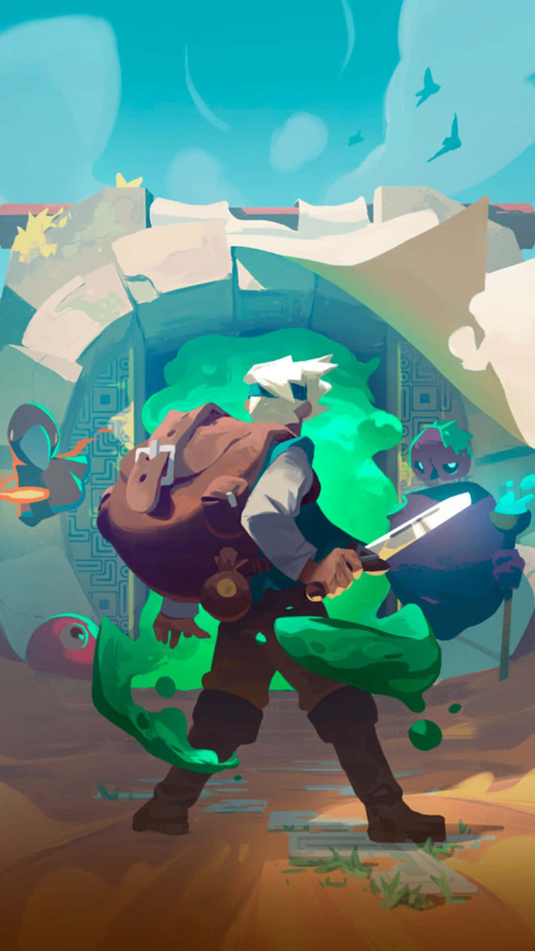 Moonlighter, game hero, adventure, Full HD Phone Wallpaper