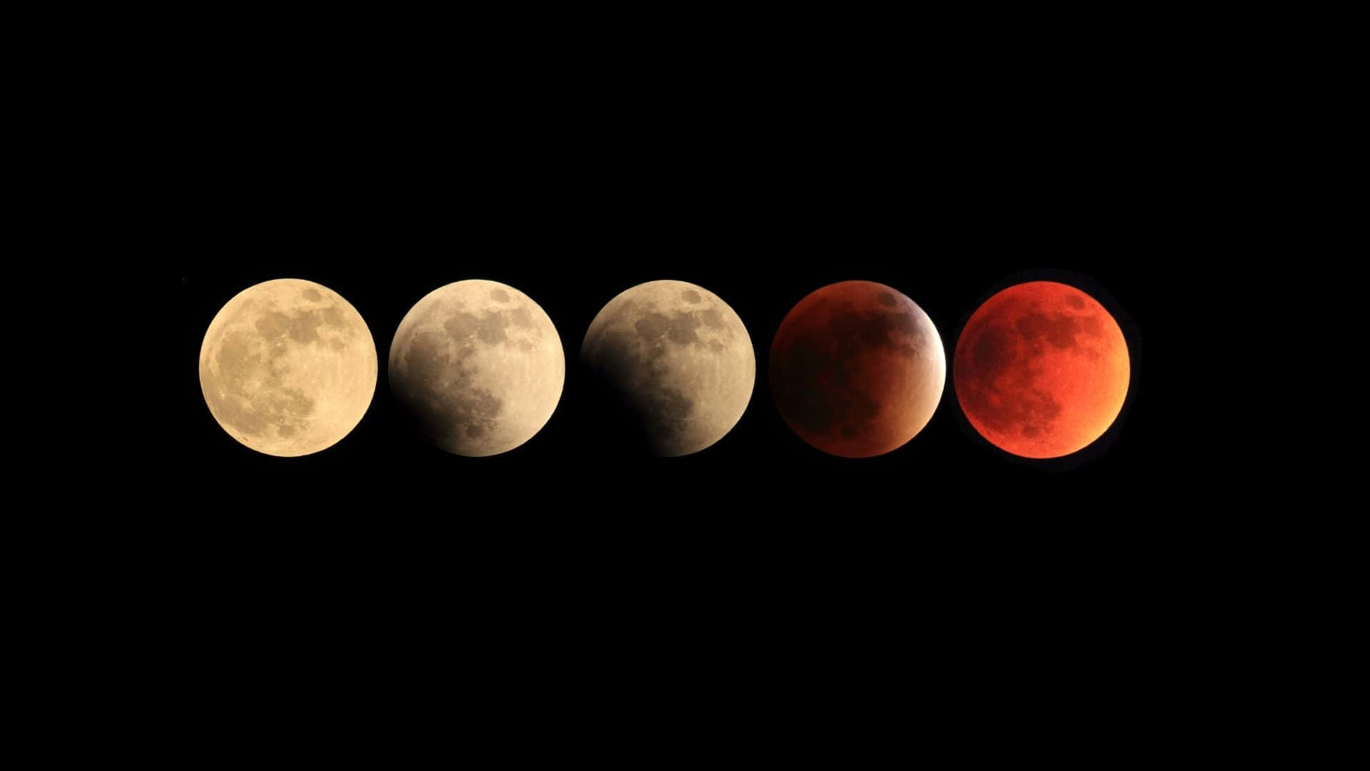Moon Phase, lunar eclipse, full moon, Full HD Desktop Wallpaper